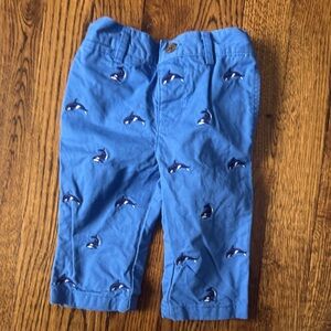 Ralph Lauren Blue Elastic Waist Pants